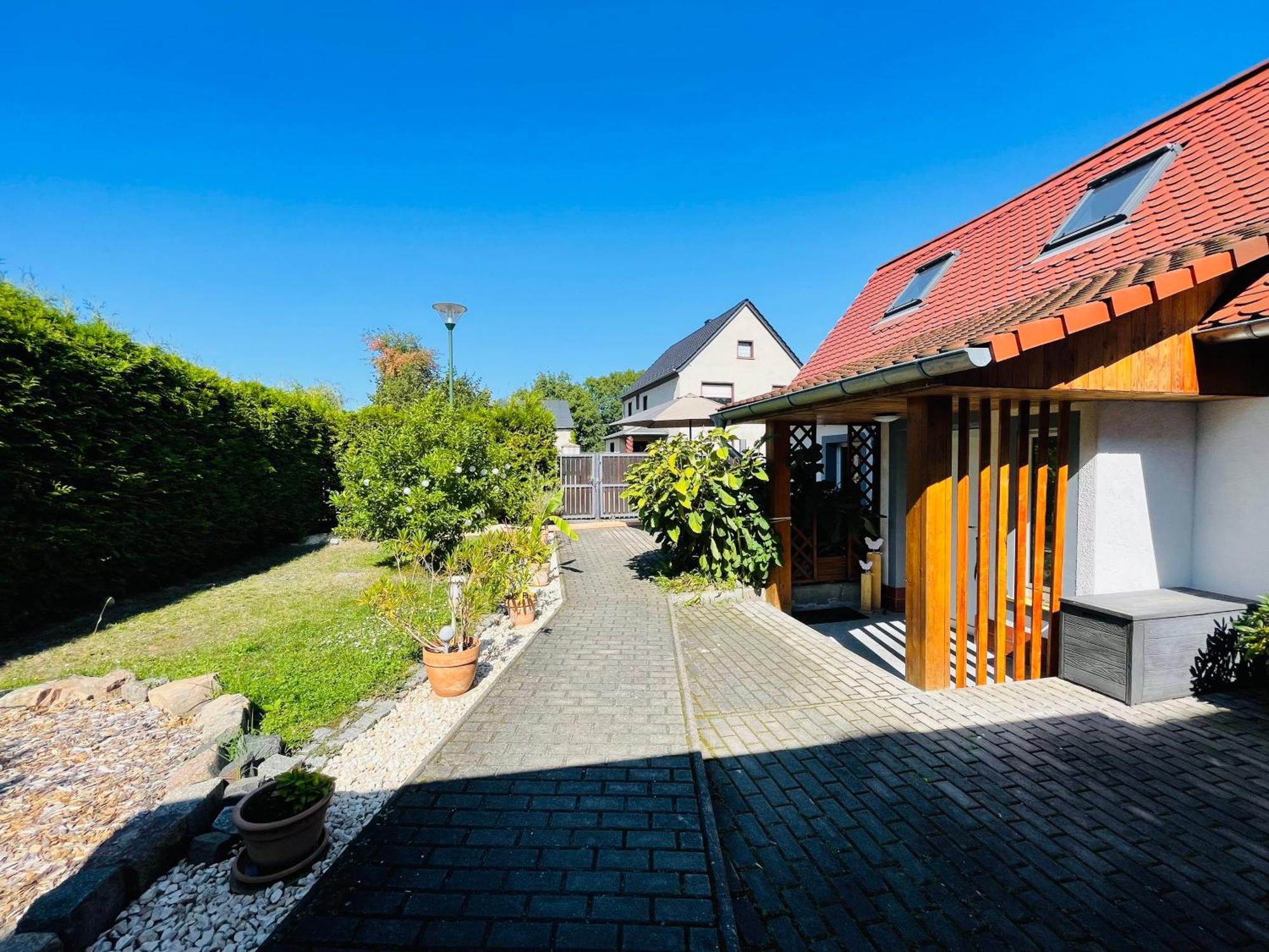 Ferienhaus Neuseenland Grosszossen Buitenkant foto