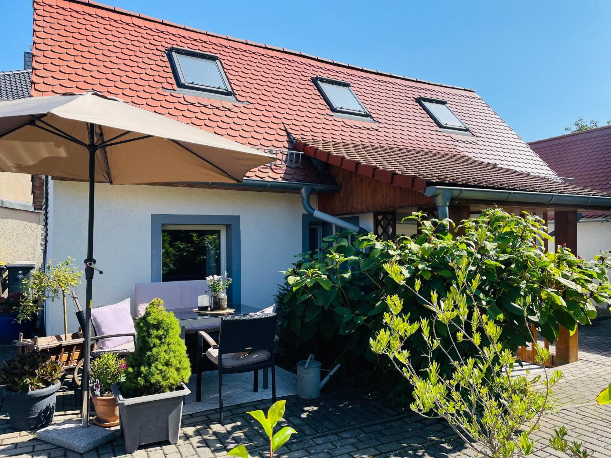 Ferienhaus Neuseenland Grosszossen Buitenkant foto